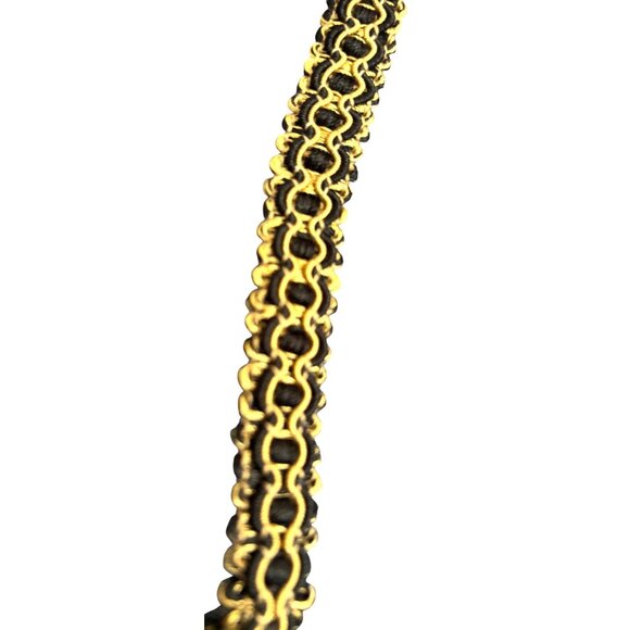 VTG Black Assorted Decorative Trim Lace & Ribbon Set Lingerie Crafts Totes - Picture 10 of 16